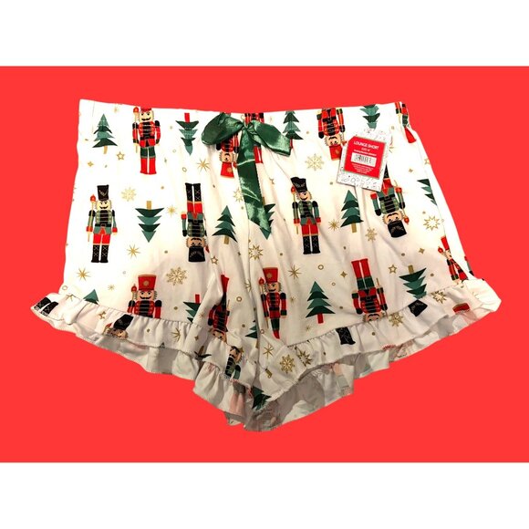 ✅3/$20 sale-Nutcracker Christmas Lounge Shorts / pajamas - Women / Junior Med - Picture 1 of 4